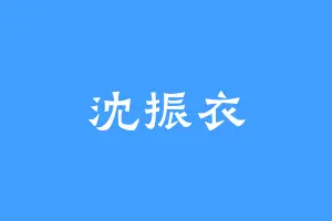 沈振衣
