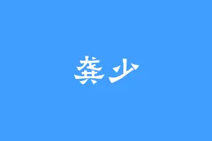 龚少