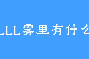 LLL雾里有什么