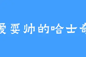爱耍帅的哈士奇