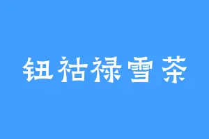 钮祜禄雪茶