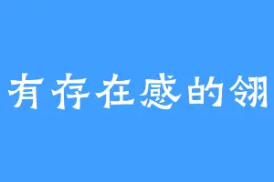 没有存在感的翎天