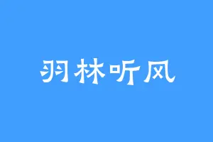 羽林听风