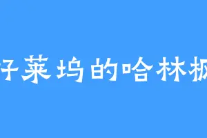 好莱坞的哈林枫