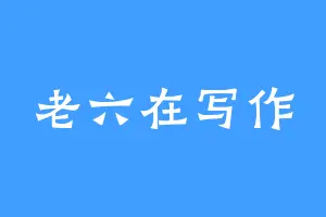 老六在写作
