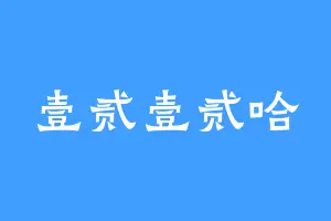 壹贰壹贰哈
