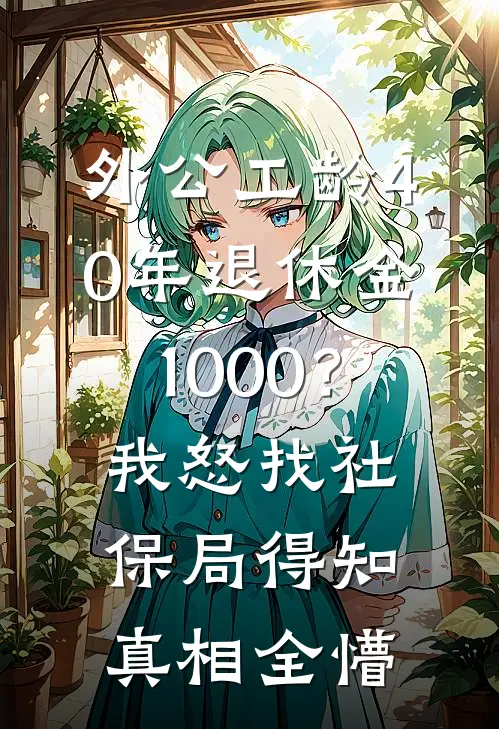 外公工龄40年退休金1000？我怒找社保局，得知真相全懵(方文山刘琴)免费热门小说_最新小说推荐外公工龄40年退休金1000？我怒找社保局，得知真相全懵方文山刘琴