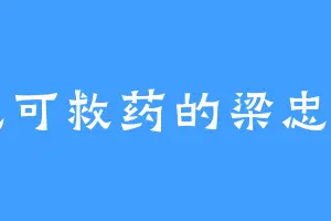 无可救药的梁忠国