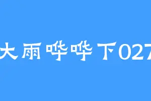 大雨哗哗下027
