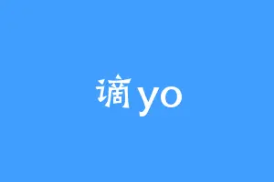 谪yo