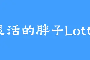 灵活的胖子Lotte